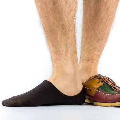 короткие носки под мокасины