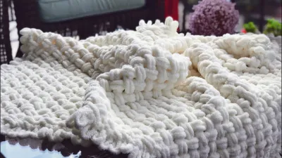 Проверьте узор в пряже AlizePuffy.