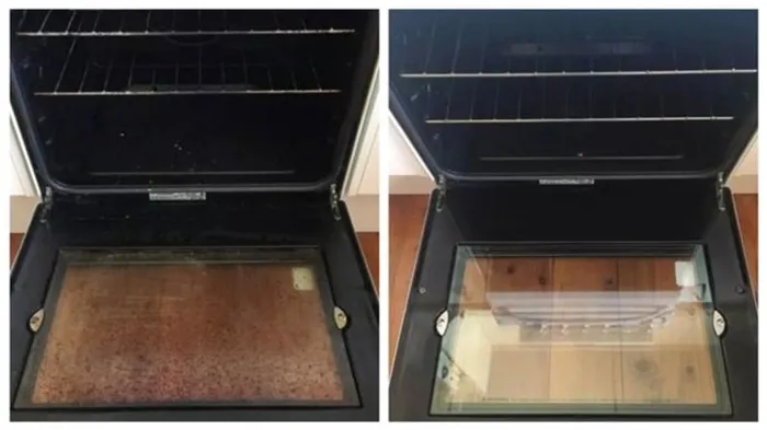 Быстрая и легкая очистка духовки от застарелого жира