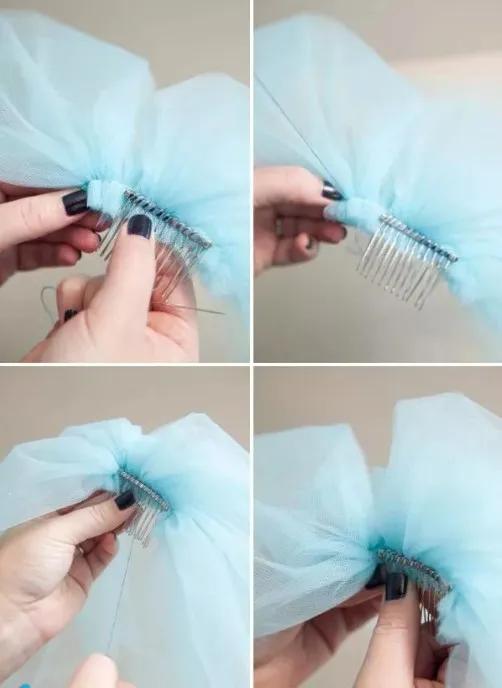 фата на девичник на гребне 2