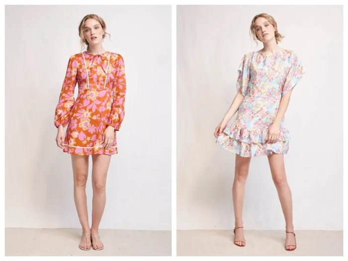 Короткие летние платья