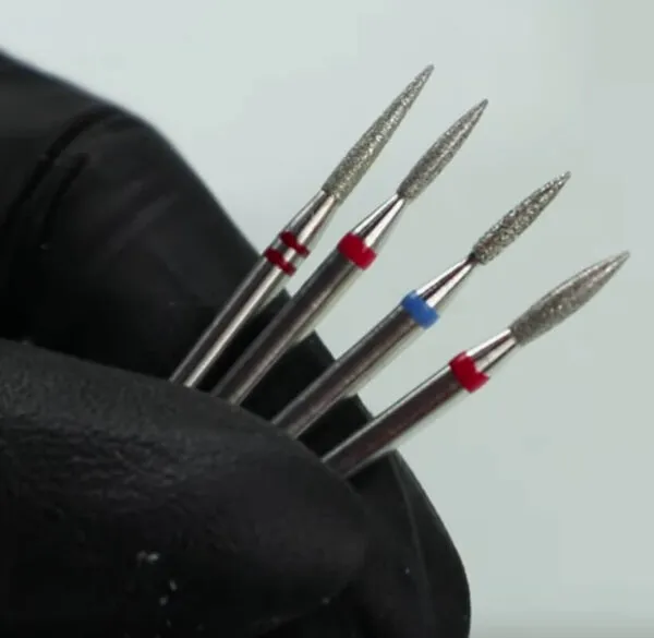 Фотография алмазного ластика для маникюрных машинок.