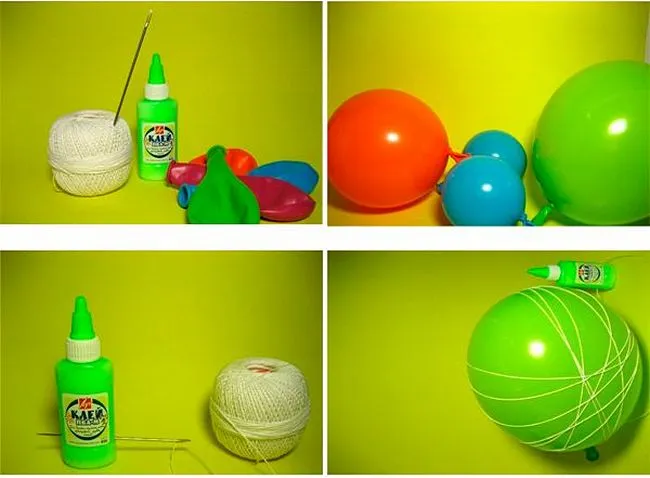 Интересные варианты изготовления снеговика из пряжи