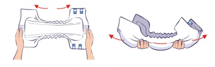 Как правильно сшить подгузник для человека, лежащего в постели?