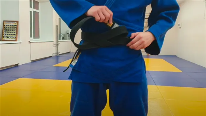 Как правильно застегивать пояс для дзюдо