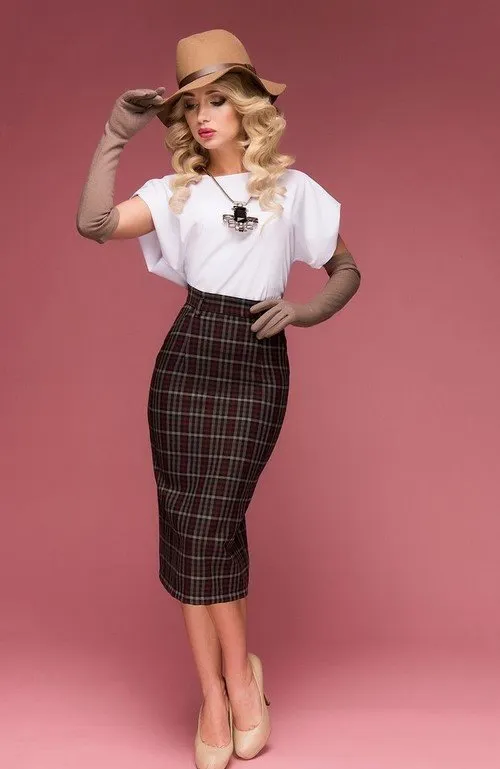 Современная юбка-миди. Что носить с юбкой миди - фото, новинки и модные идеи