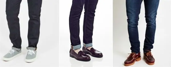 Выбор обуви под мужские джинсы