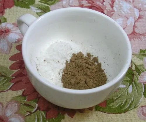 какао и рисовая мука дома