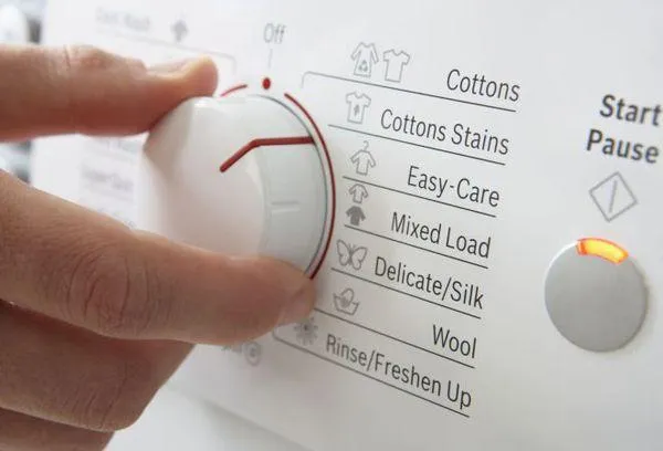 Запуск стиральной машины