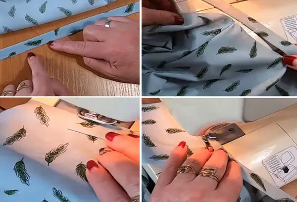 Швы декольте и проймы для рук