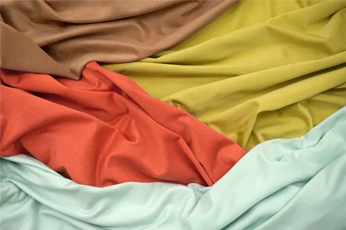 Палитра тканей купро