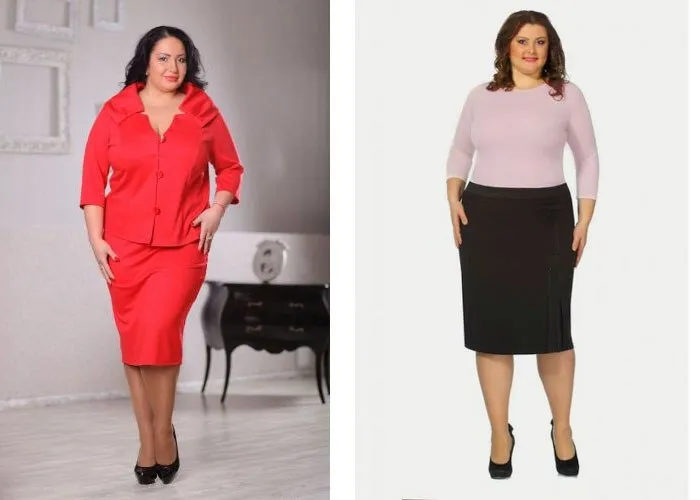 Фот yubki dlya polnix