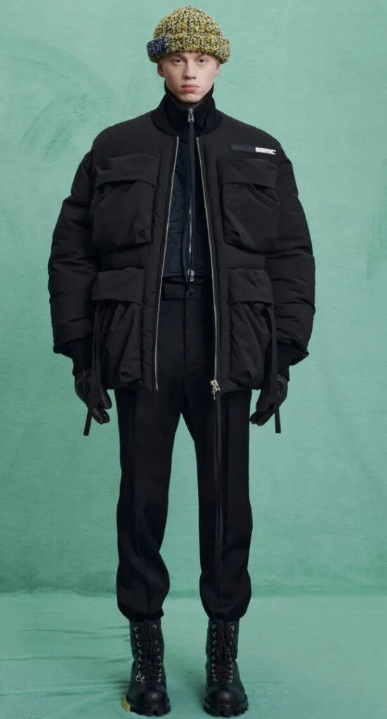 пуховик бомбер